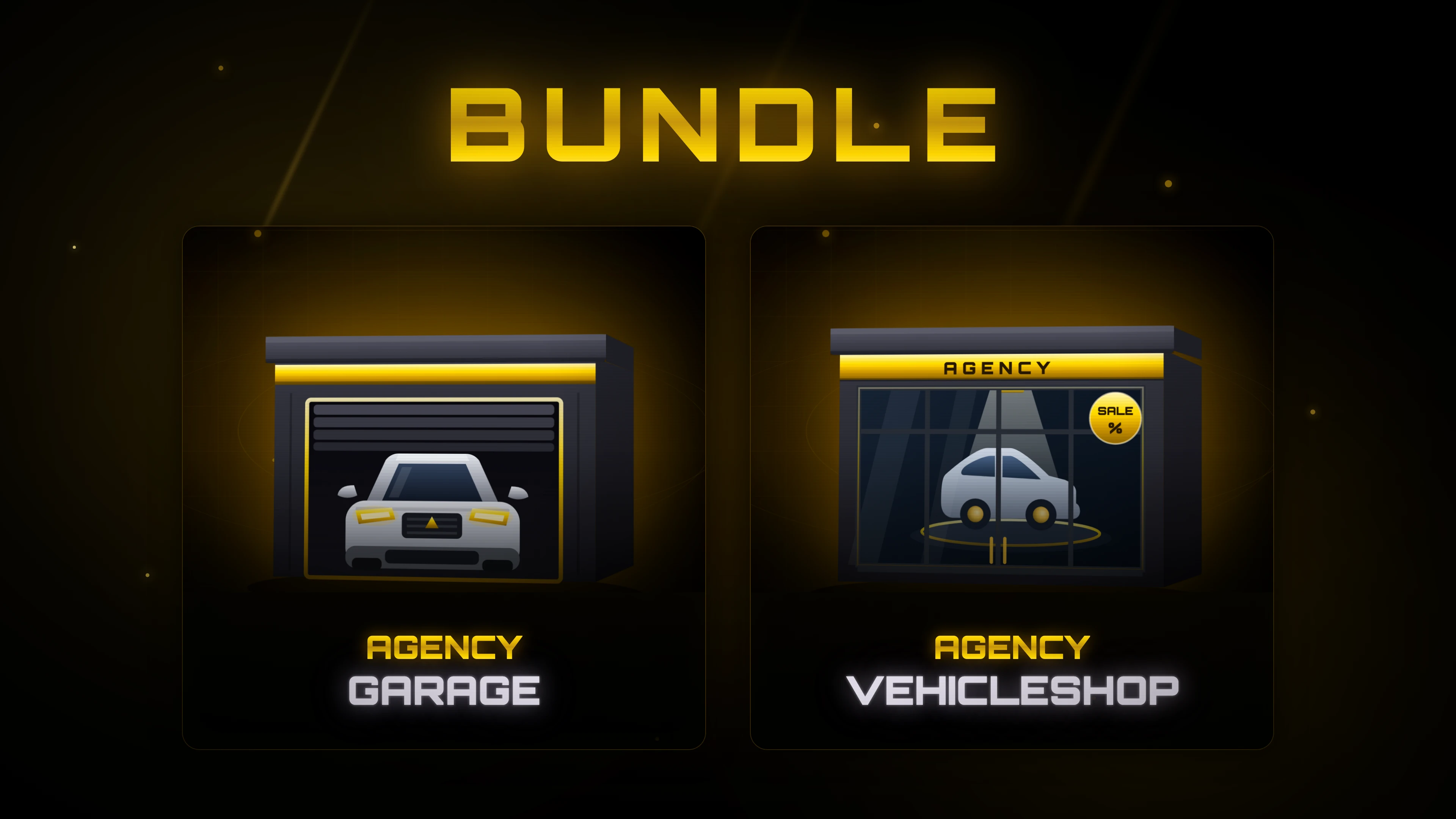 Agency Garage + Vehicleshop Bundle — FiveM bundle