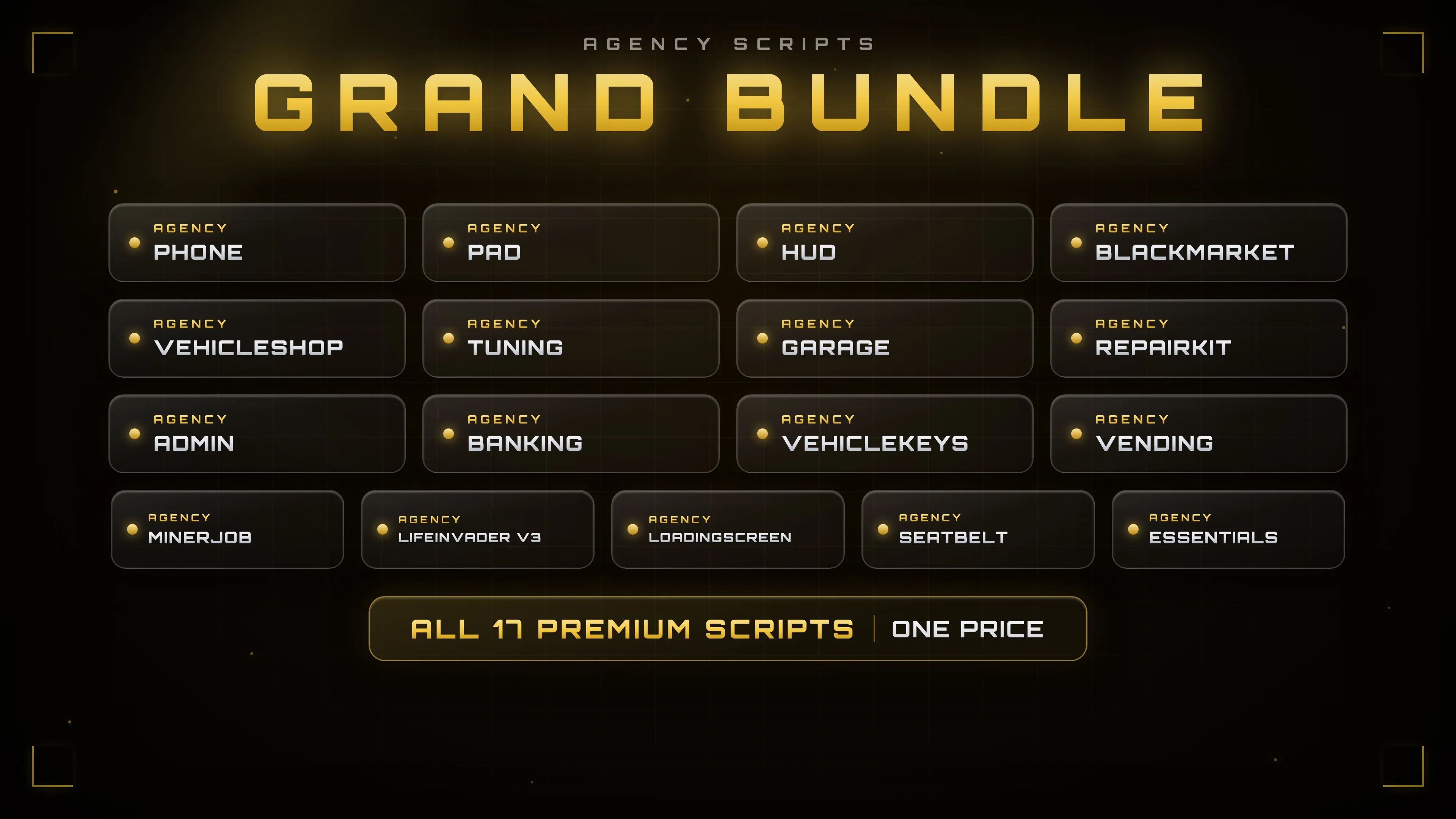The Agency Grand Bundle — FiveM script